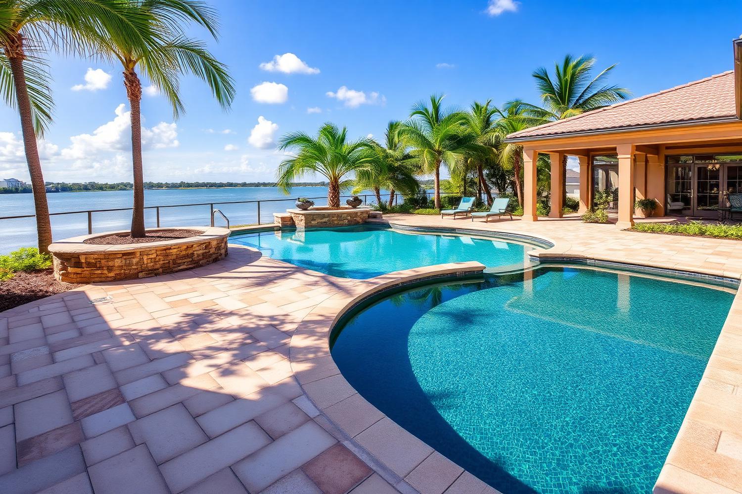 Waterfront Pool Deck